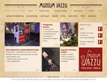 Tablet Screenshot of muzeumjazzu.pl